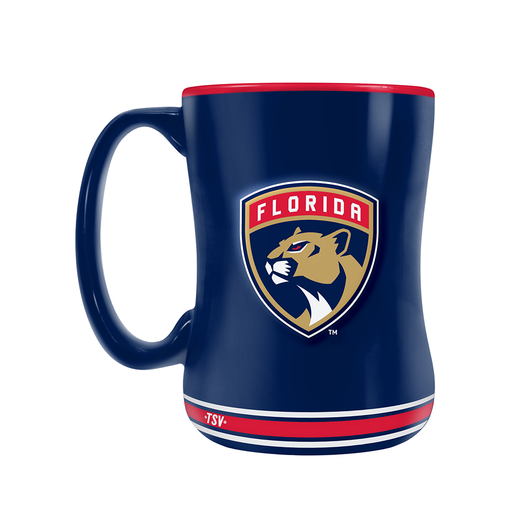 Florida Panthers Team Crest Sculpted Mug (14 oz)