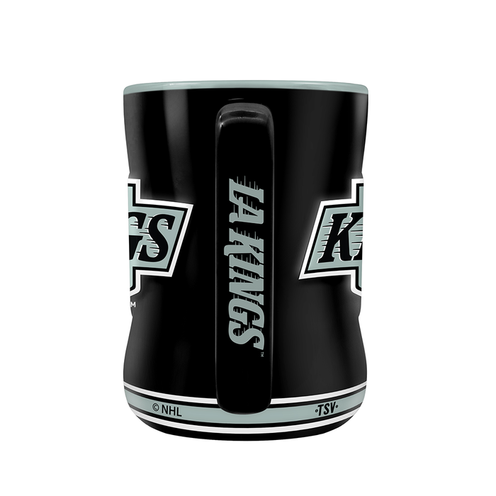 NHL Los Angeles Kings Team Crest Sculpted Mug (14 oz)