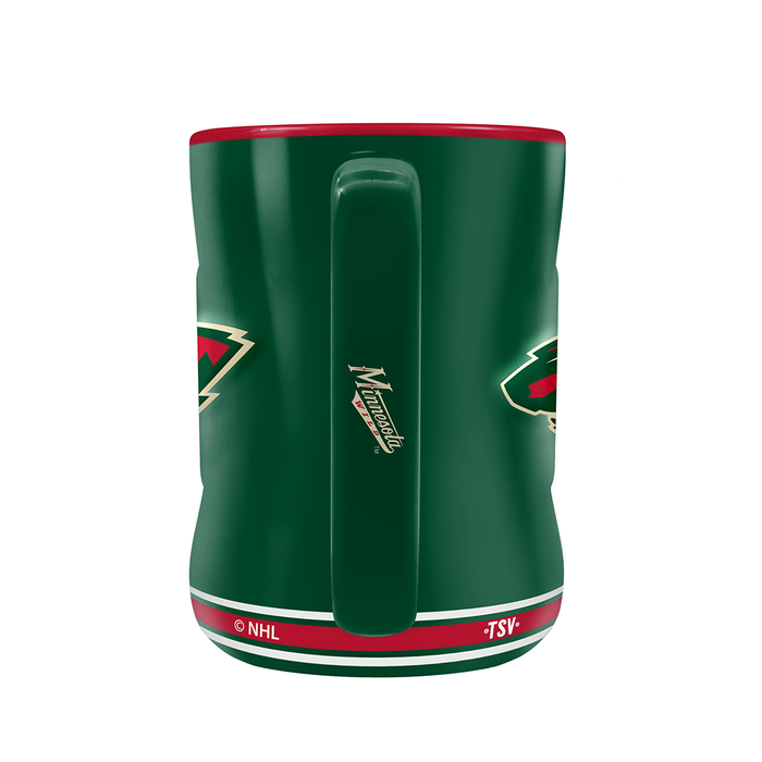 NHL Minnesota Wild Team Crest Sculpted Mug (14 oz)