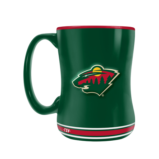 Minnesota Wild Team Crest Sculpted Mug (14 oz)