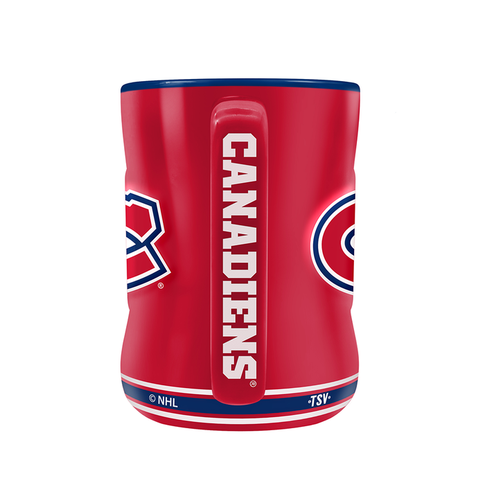 NHL Montreal Canadiens Team Crest Sculpted Mug (14 oz)
