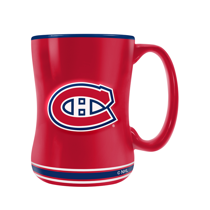 NHL Montreal Canadiens Team Crest Sculpted Mug (14 oz)