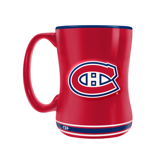Montreal Canadiens Team Crest Sculpted Mug (14 oz)