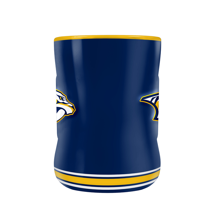 NHL Nashville Predators Team Crest Sculpted Mug (14 oz)