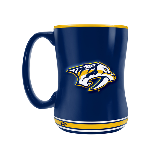 Nashville Predators Team Crest Sculpted Mug (14 oz)
