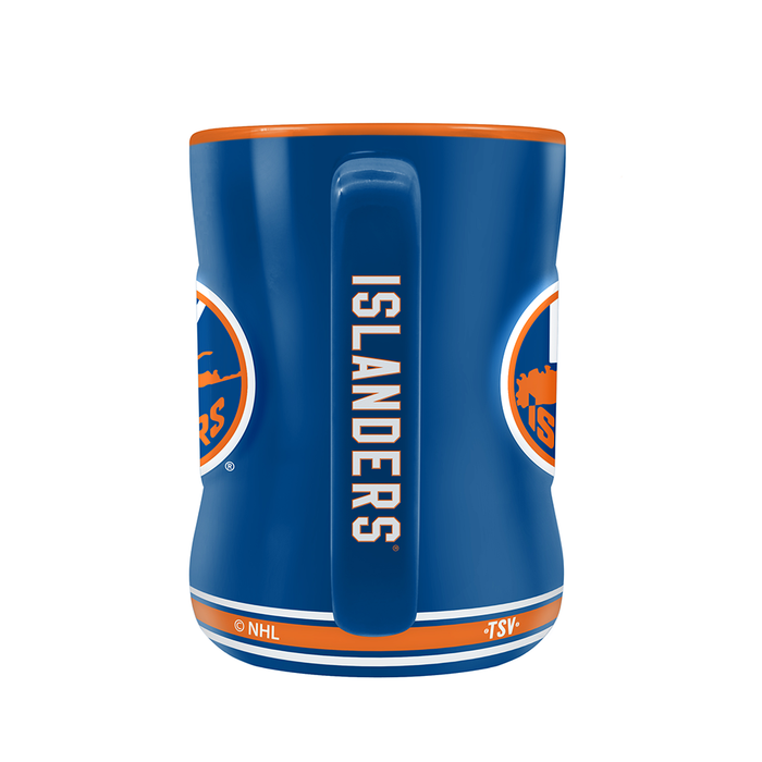 NHL New York Islanders Team Crest Sculpted Mug (14 oz)