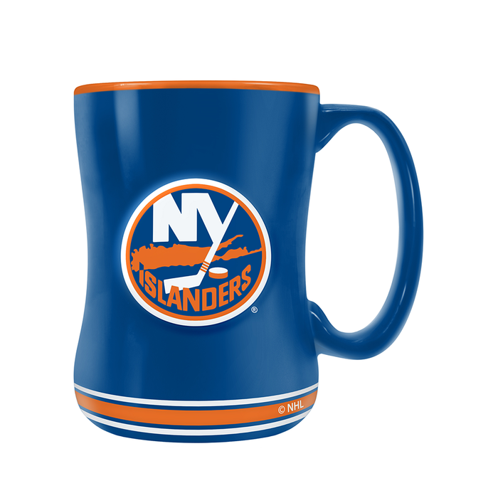 NHL New York Islanders Team Crest Sculpted Mug (14 oz)