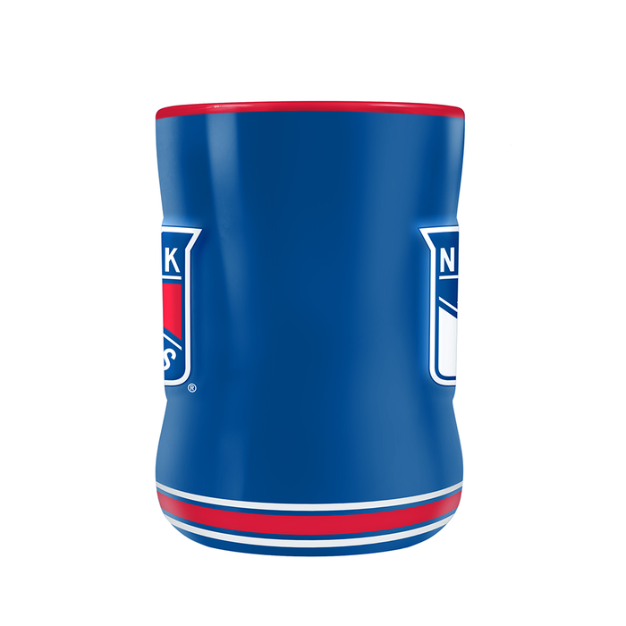 Tasse sculptée avec écusson de l'équipe des Rangers de New York de la LNH (14 oz)