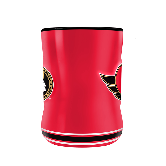 NHL Ottawa Senators Team Crest Sculpted Mug (14 oz)