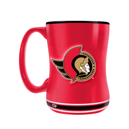 Ottawa Senators Team Crest Sculpted Mug (14 oz)