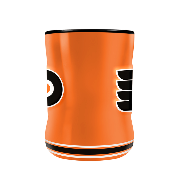 NHL Philadelphia Flyers Team Crest Sculpted Mug (14 oz)
