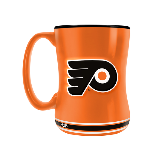 Philadelphia Flyers Team Crest Sculpted Mug (14 oz)