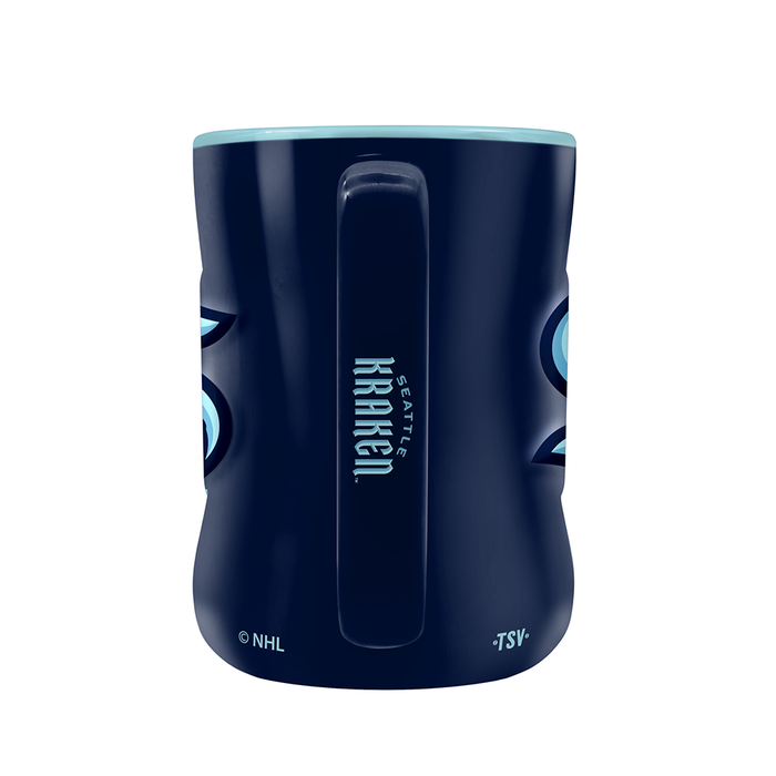 NHL Seattle Kraken Team Crest Sculpted Mug (14 oz)
