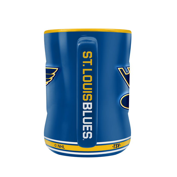 NHL St. Louis Blues Team Crest Sculpted Mug (14 oz)