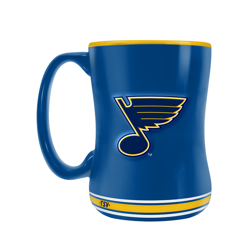 St. Louis Blues Team Crest Sculpted Mug (14 oz)
