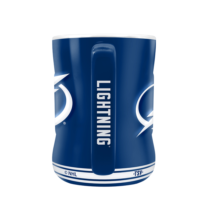 NHL Tampa Bay Lightning Team Crest Sculpted Mug (14 oz)