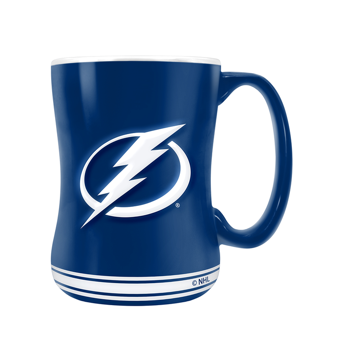 NHL Tampa Bay Lightning Team Crest Sculpted Mug (14 oz)