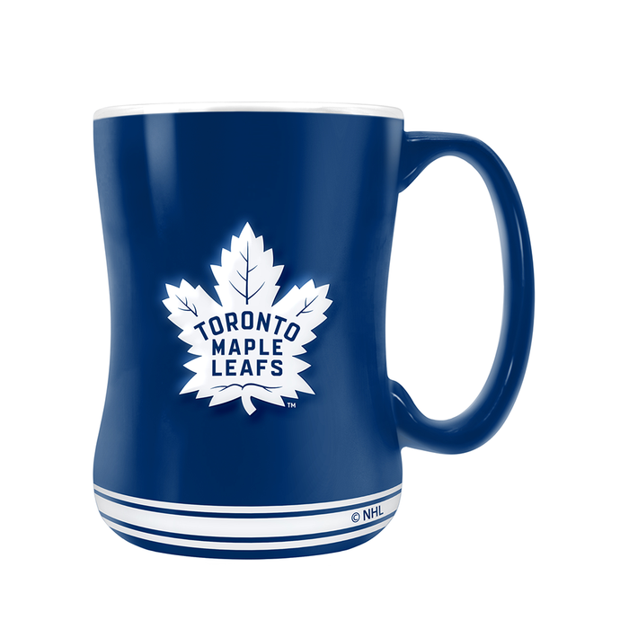 NHL Toronto Maple Leafs Team Crest Sculpted Mug (14 oz)