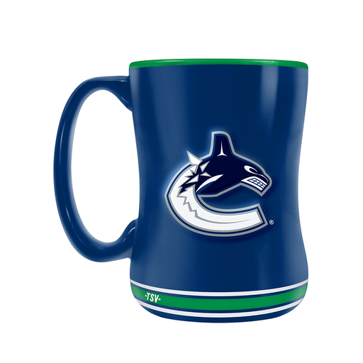 Vancouver Canucks Team Crest Sculpted Mug (14 oz)