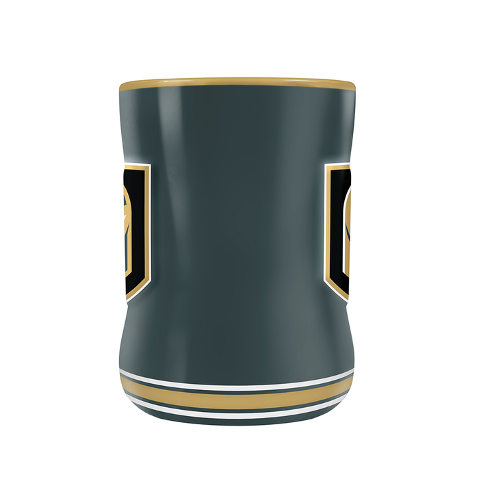 Tasse sculptée avec écusson de l'équipe des Golden Knights de Vegas de la LNH (14 oz)