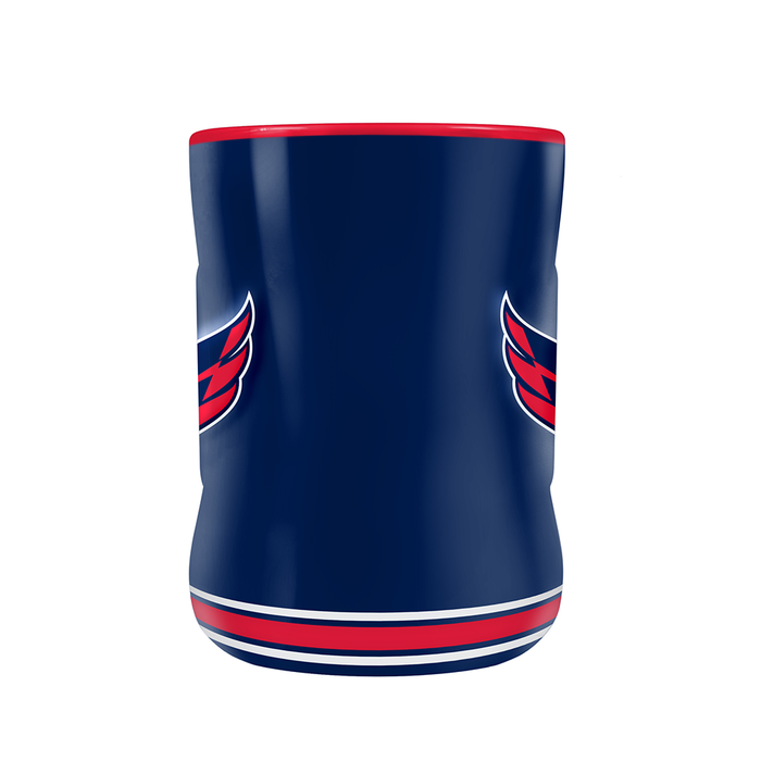 Tasse sculptée avec écusson de l'équipe des Capitals de Washington de la LNH (14 oz)