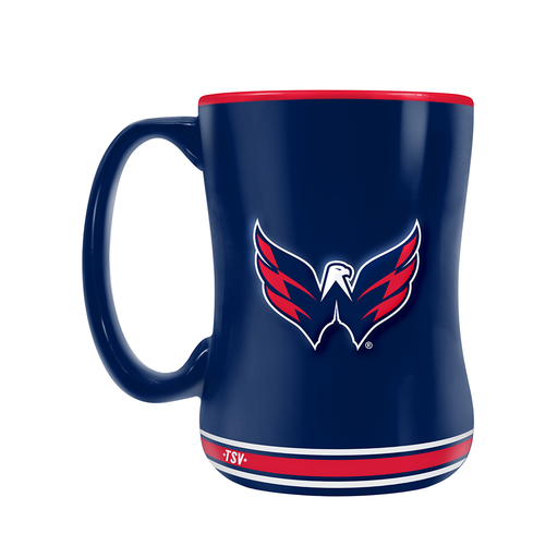 Washington Capitals Team Crest Sculpted Mug (14 oz)