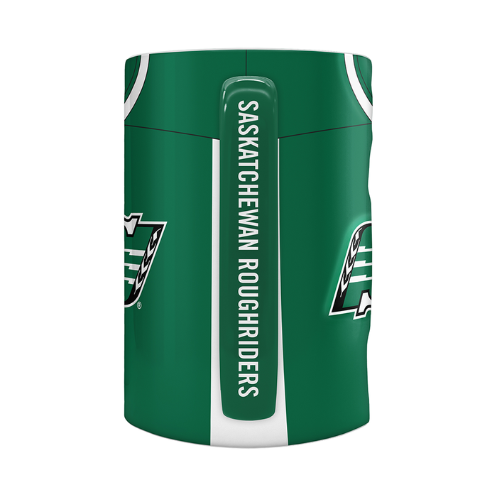Saskatchewan Roughriders Jersey Style Sculpted Mug (20 oz)