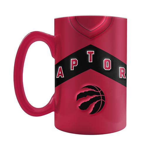 Toronto Raptors Jersey Style Sculpted Mug (20 oz)