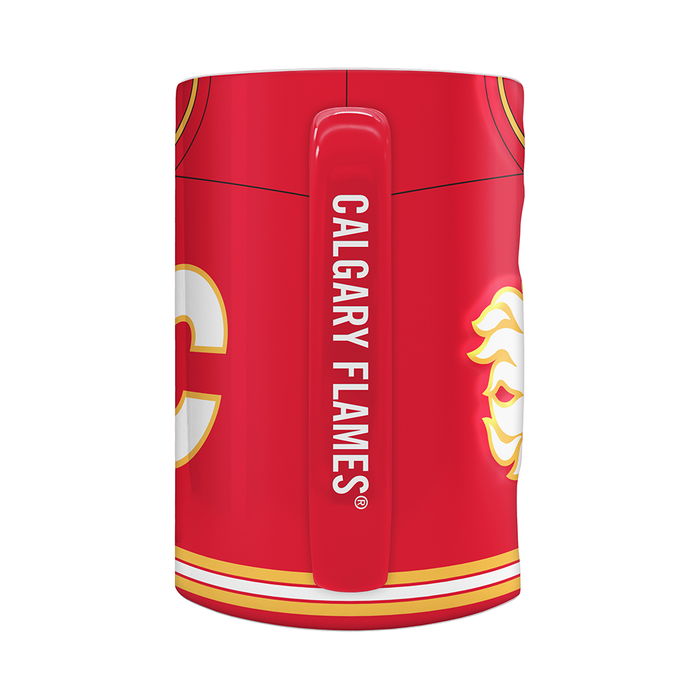 NHL Calgary Flames Jersey Style Sculpted Mug (20 oz)