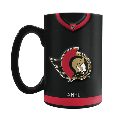 Ottawa Senators Jersey Style Sculpted Mug (20 oz)