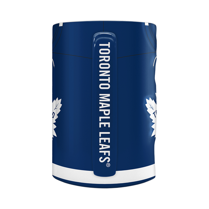 Toronto Maple Leafs Jersey Style Sculpted Mug (20 oz)