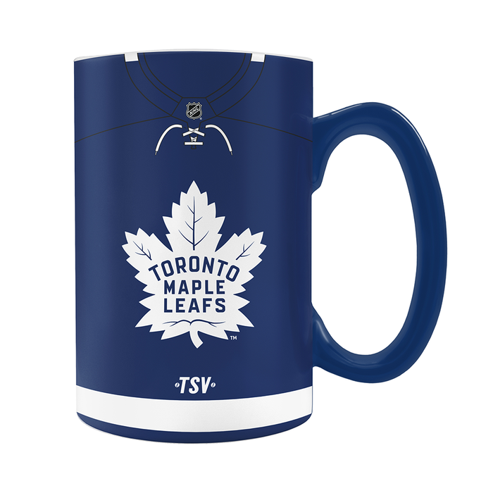 Toronto Maple Leafs Jersey Style Sculpted Mug (20 oz)