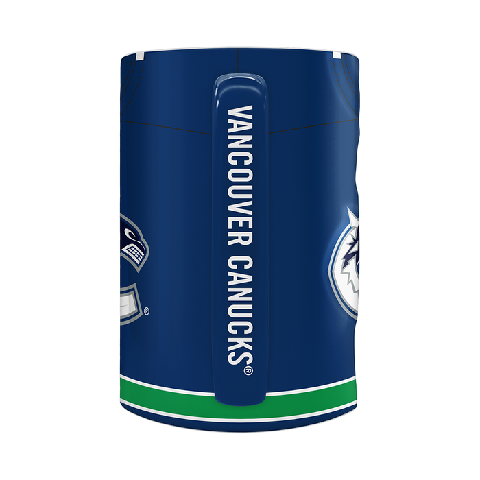 Tasse sculptée style maillot des Canucks de Vancouver de la LNH (20 oz)