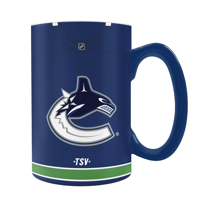 Tasse sculptée style maillot des Canucks de Vancouver de la LNH (20 oz)