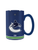 Vancouver Canucks Jersey Style Sculpted Mug (20 oz)