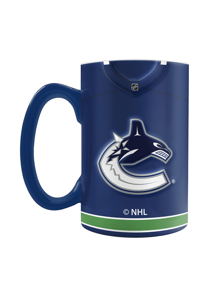 Vancouver Canucks Jersey Style Sculpted Mug (20 oz)