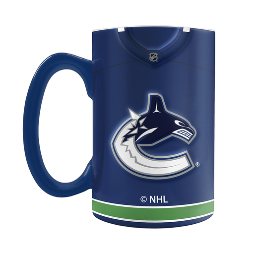 Vancouver Canucks Jersey Style Sculpted Mug (20 oz)