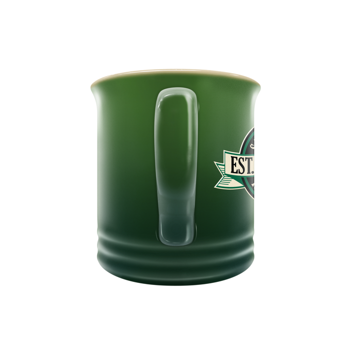 CFL Saskatchewan Roughriders 14 oz Stoneware Mug Banner Design