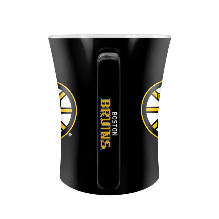 Tasse noire Victory de 14 oz des Bruins de Boston de la LNH