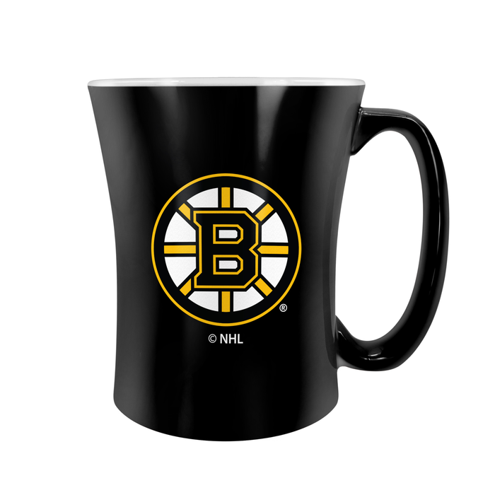 Tasse noire Victory de 14 oz des Bruins de Boston de la LNH