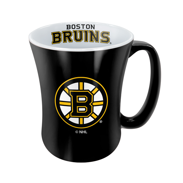Tasse noire Victory de 14 oz des Bruins de Boston de la LNH