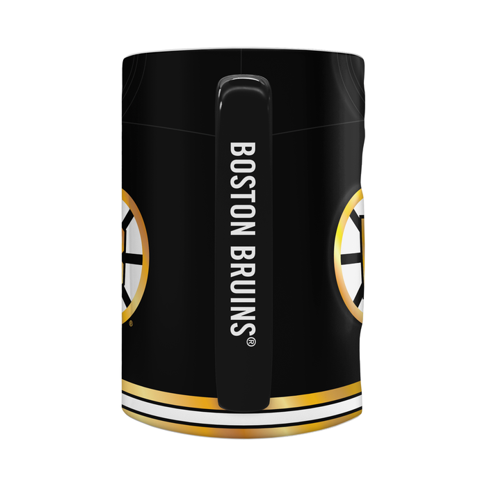 NHL Boston Bruins Centennial Vintage Home Jersey 20 oz Sculped Mug