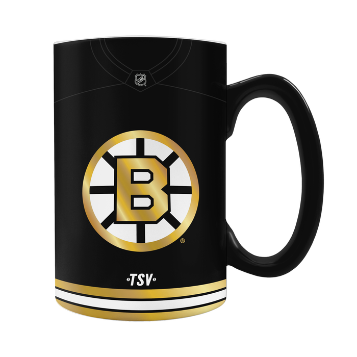 NHL Boston Bruins Centennial Vintage Home Jersey 20 oz Sculped Mug