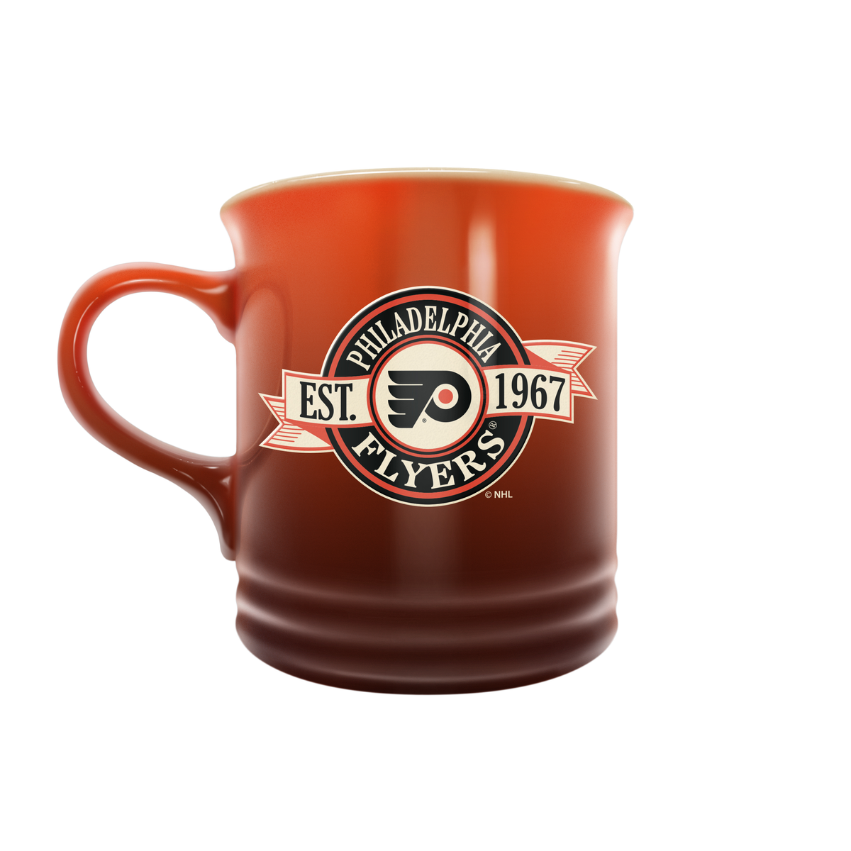 NHL Philadelphia Flyers 14 oz Stoneware Mug Banner Design  Inglasco