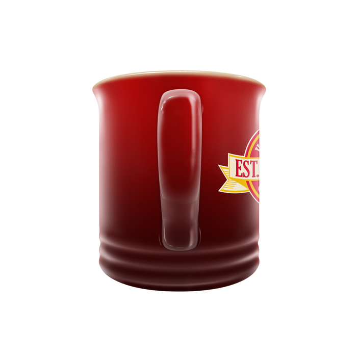 Tasse en grès NFL Kansas City Chiefs 14 oz avec motif de bannière