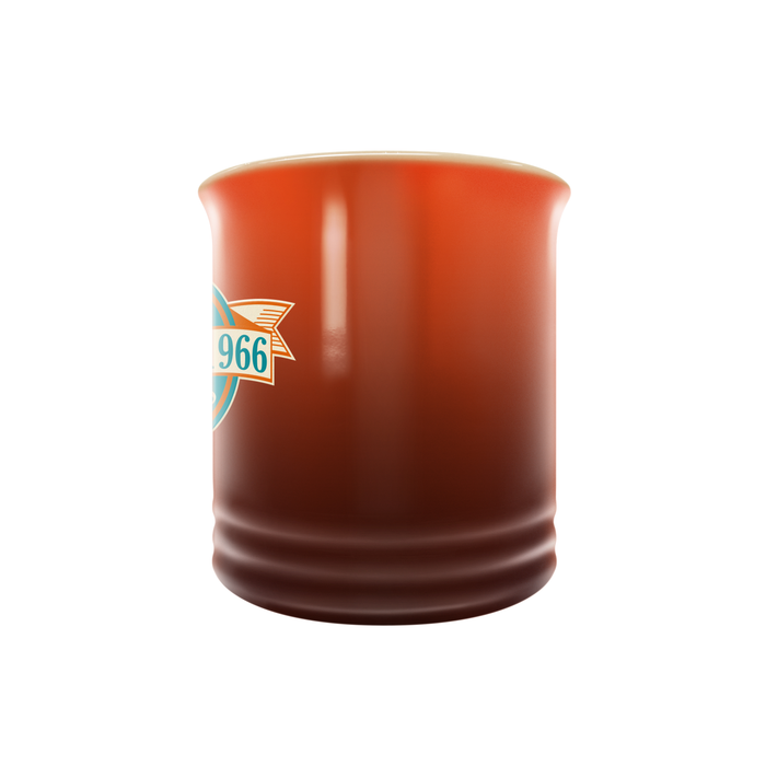 Tasse en grès NFL Miami Dolphins 14 oz avec motif de bannière