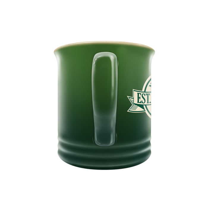 Tasse en grès NFL New York Jets 14 oz avec motif de bannière