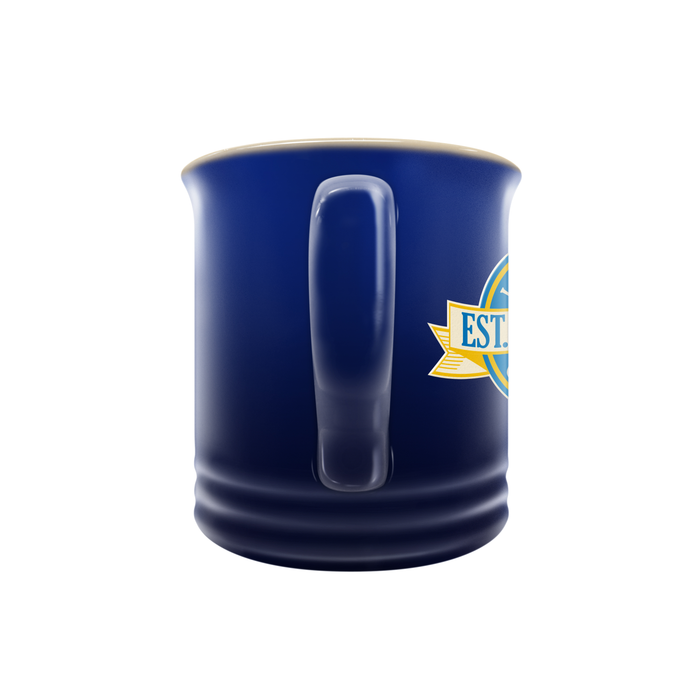 Tasse en grès NFL LA Chargers 14 oz avec motif de bannière