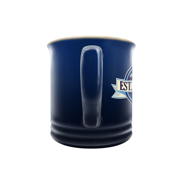 Tasse en grès NFL Tennessee Titans 14 oz avec motif de bannière