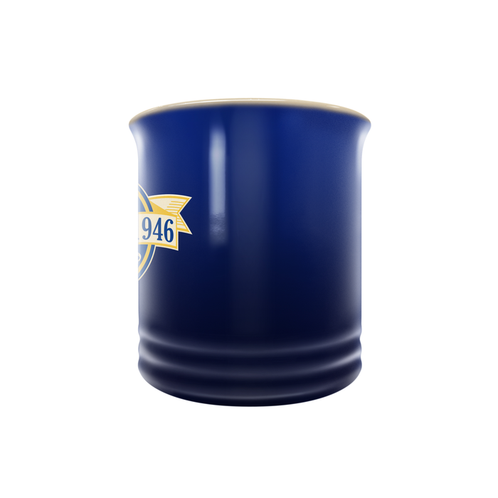 Tasse en grès NBA Golden State Warriors 14 oz avec motif de bannière